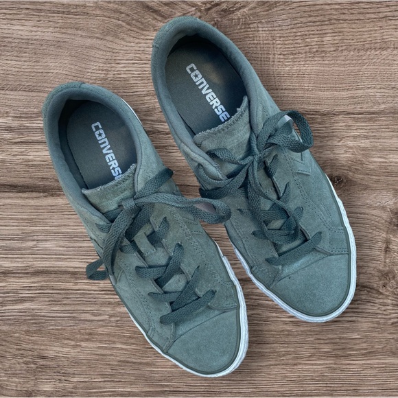 Rare Green Suede Converse - Picture 3 of 5